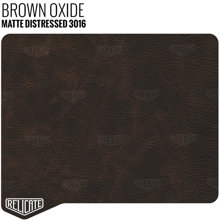 Brown Oxide - 3016 Full Hide - Relicate Leather Automotive Interior Upholstery