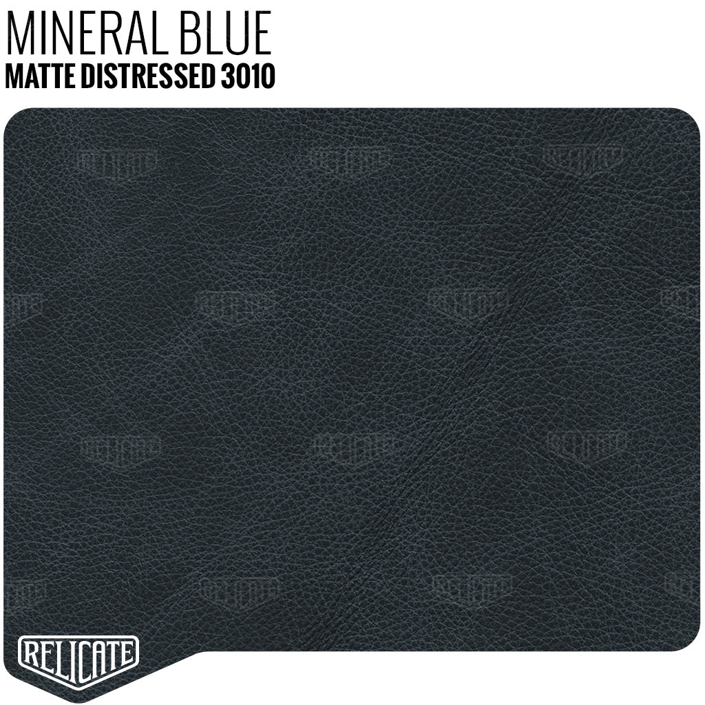 Mineral Blue - 3010 Full Hide - Relicate Leather Automotive Interior Upholstery