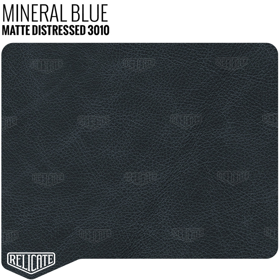 Mineral Blue - 3010 Full Hide - Relicate Leather Automotive Interior Upholstery
