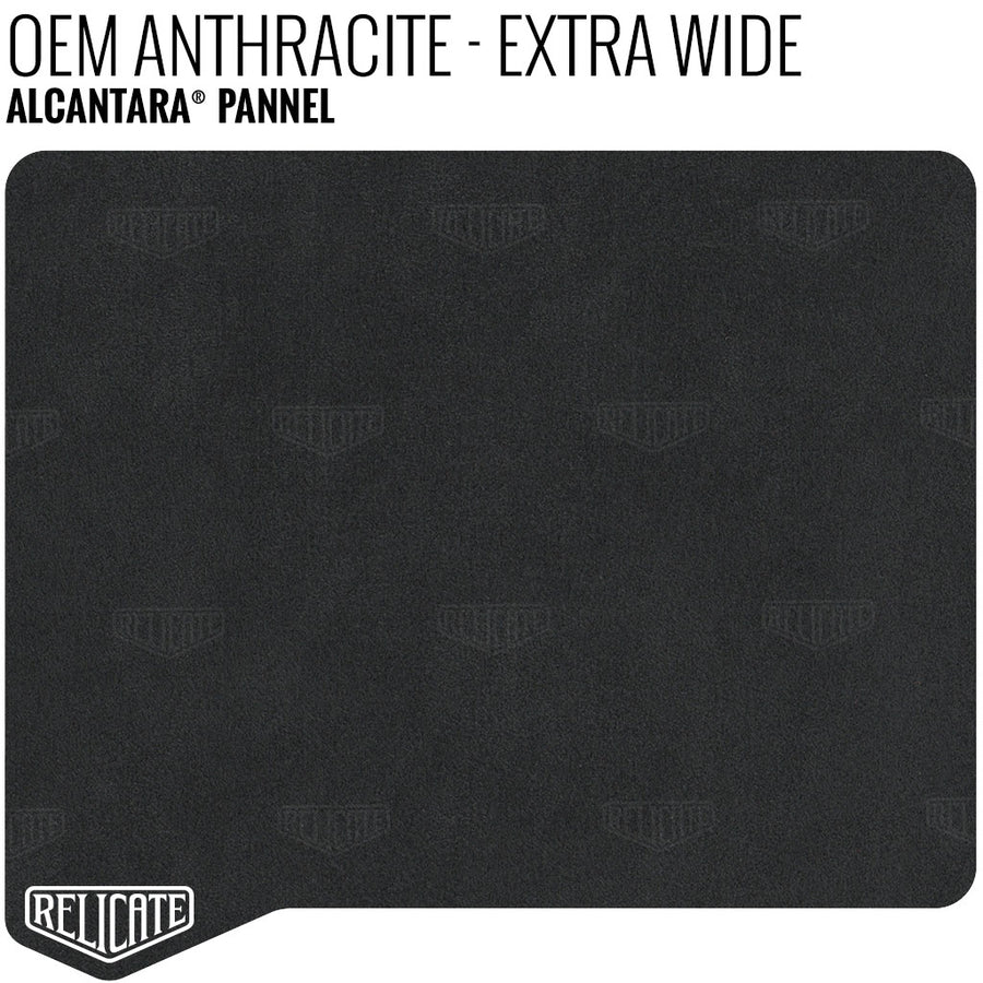 Alcantara Pannel - Extra Wide Anthracite YARDAGE - Relicate Leather Automotive Interior Upholstery