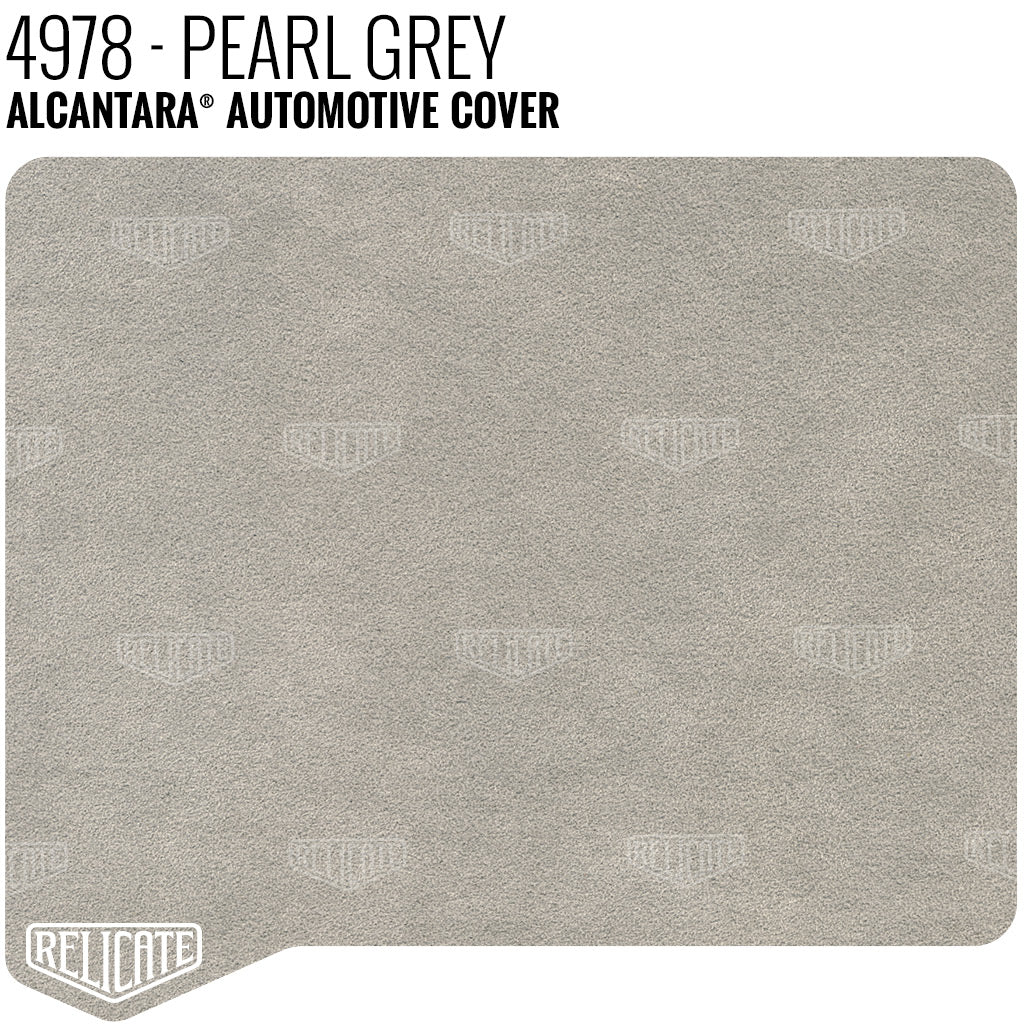 Alcantara Auto Cover - 4978 Pearl Grey YARDAGE - Relicate Leather Automotive Interior Upholstery