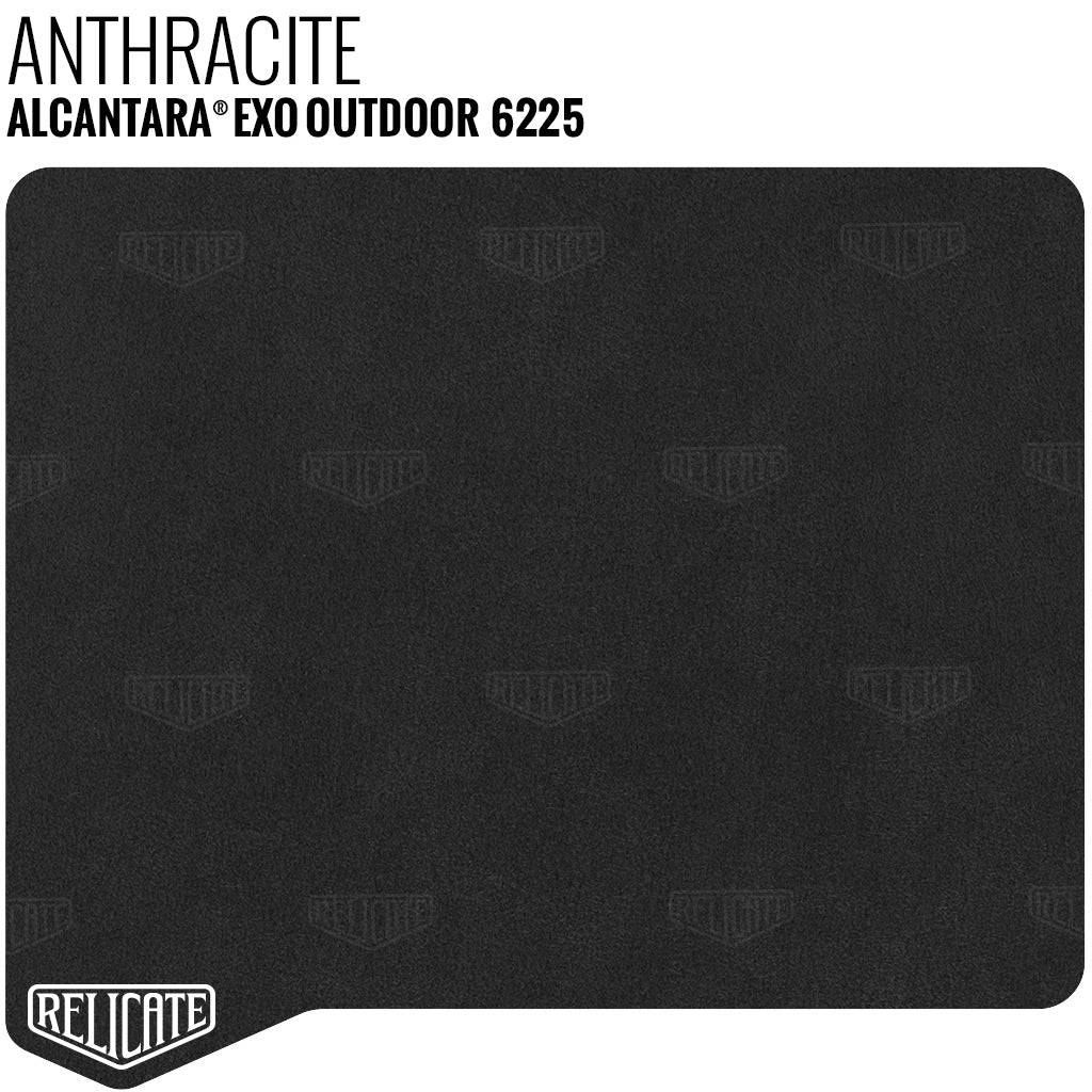 Alcantara EXO Outdoor - 6225 Anthracite YARDAGE - Relicate Leather Automotive Interior Upholstery