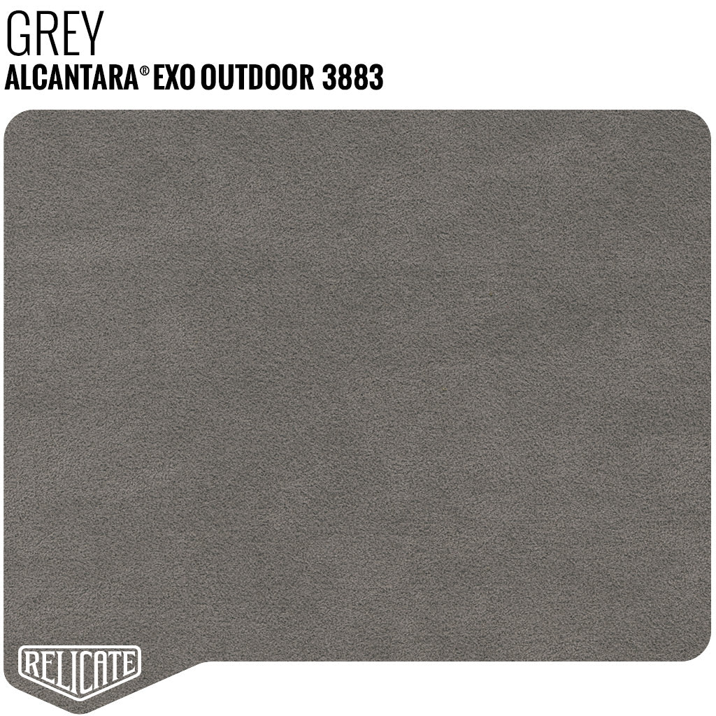 Alcantara EXO Outdoor Product / EXO 3883 Grey - Relicate Leather Automotive Interior Upholstery