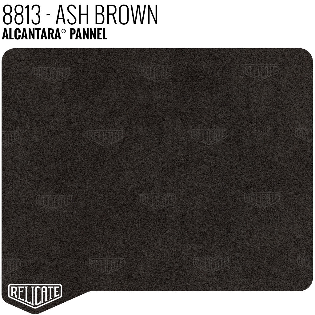 Alcantara Auto Panel - 8813 Ash Brown YARDAGE - Relicate Leather Automotive Interior Upholstery
