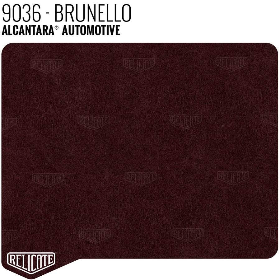 Alcantara Auto Panel - 9036 Brunello YARDAGE - Relicate Leather Automotive Interior Upholstery