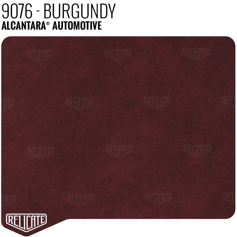 Alcantara Auto Panel - 9076 Burgundy YARDAGE - Relicate Leather Automotive Interior Upholstery