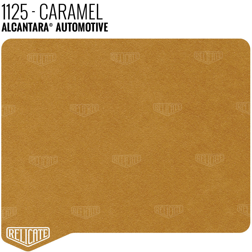 Alcantara Auto Panel - 1125 Caramel YARDAGE - Relicate Leather Automotive Interior Upholstery