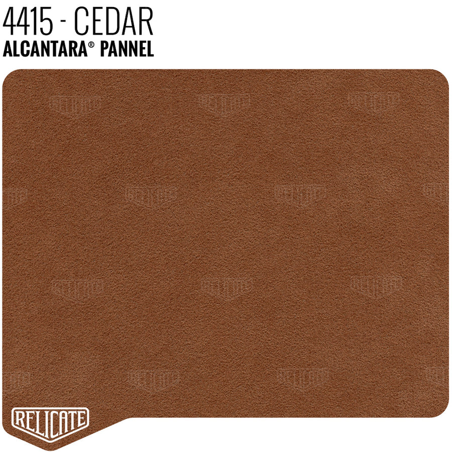 Alcantara Auto Panel - 4415 Cedar YARDAGE - Relicate Leather Automotive Interior Upholstery