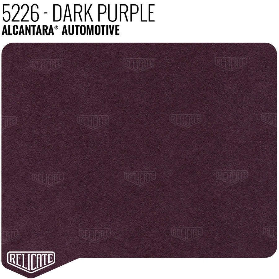 Alcantara Auto Panel - 5226 Dark Purple YARDAGE - Relicate Leather Automotive Interior Upholstery