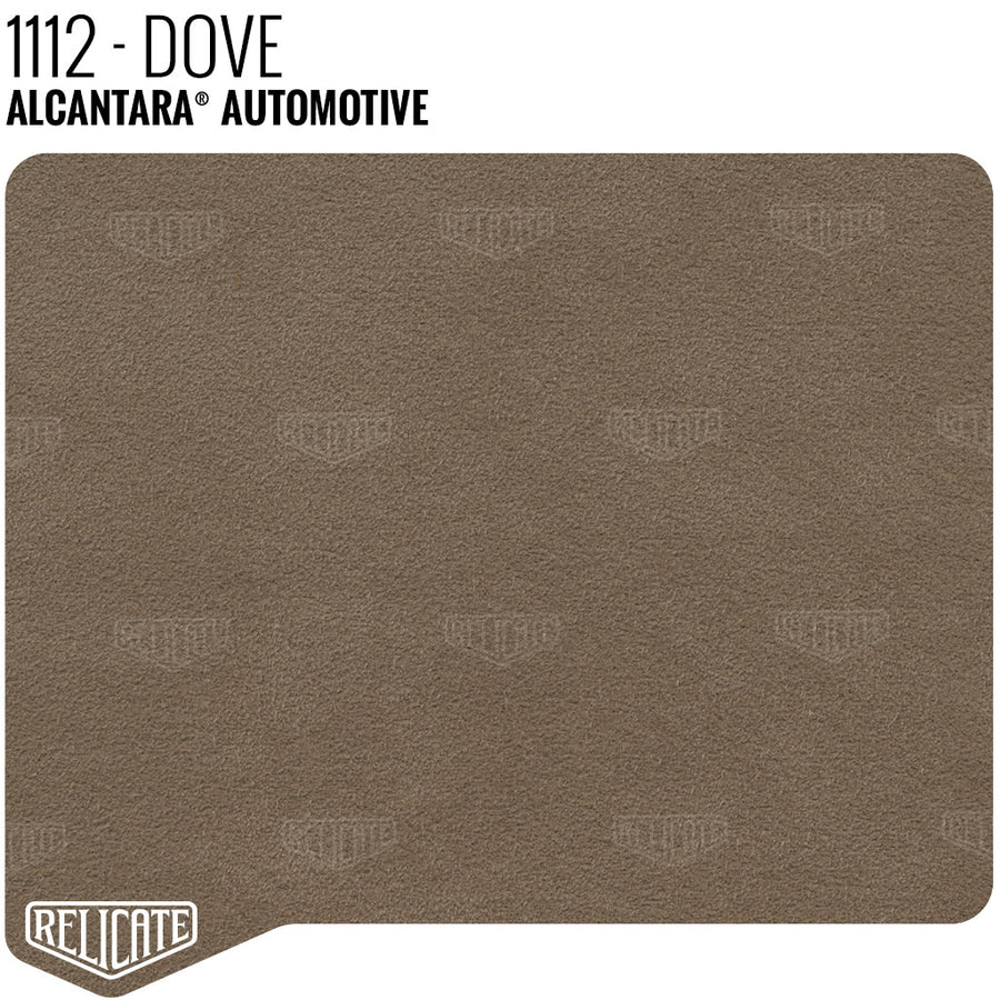 Alcantara Auto Panel - 1112 Dove YARDAGE - Relicate Leather Automotive Interior Upholstery