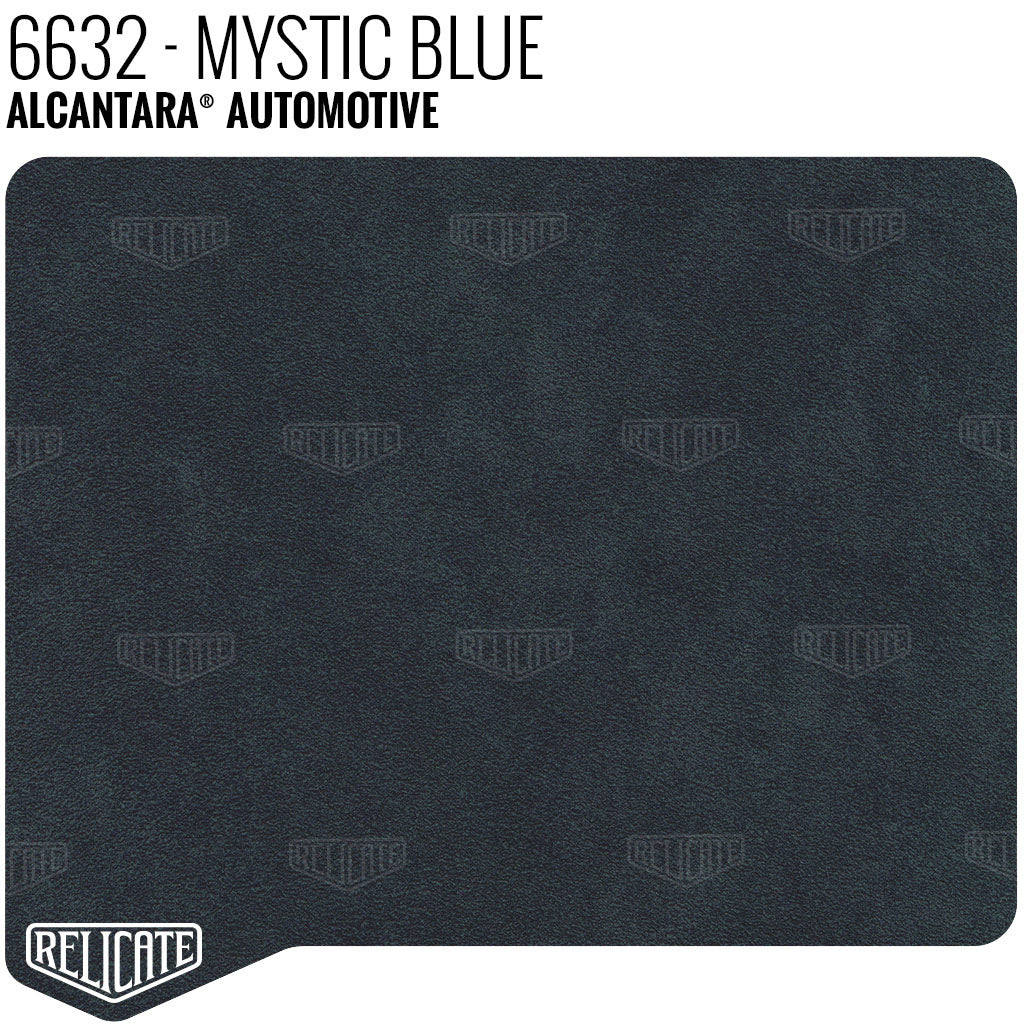 Alcantara Auto Panel - 6632 Mystic Blue YARDAGE - Relicate Leather Automotive Interior Upholstery
