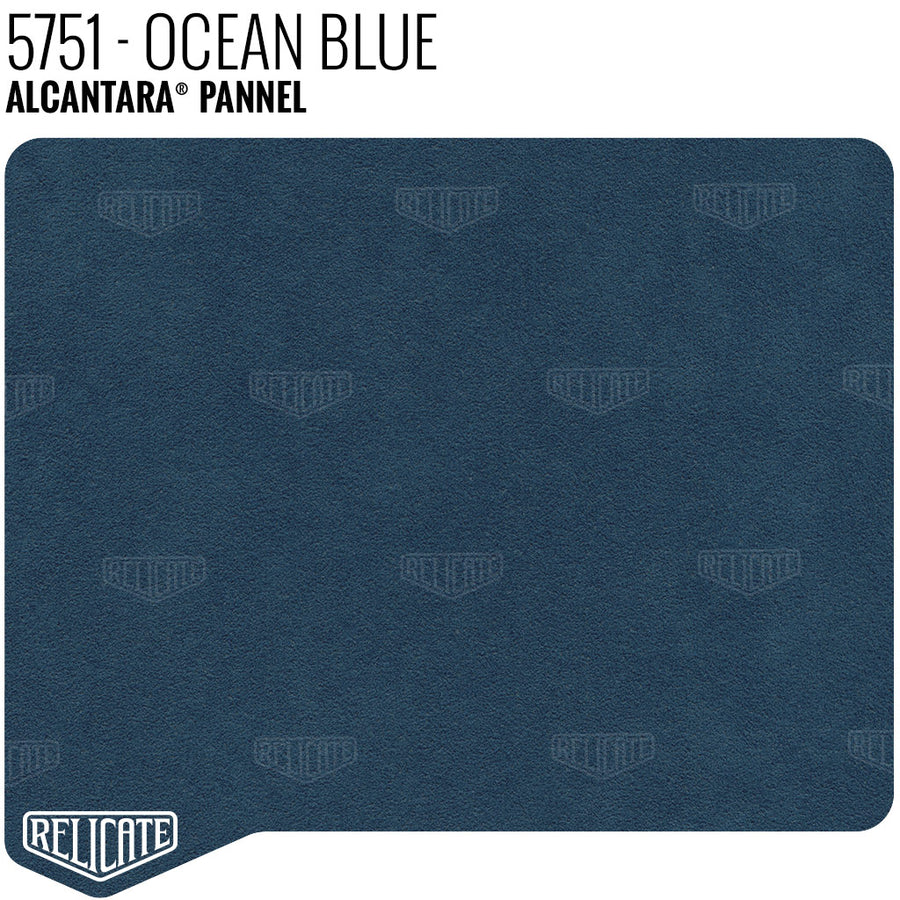 Alcantara Auto Panel - 5751 Ocean Blue YARDAGE - Relicate Leather Automotive Interior Upholstery