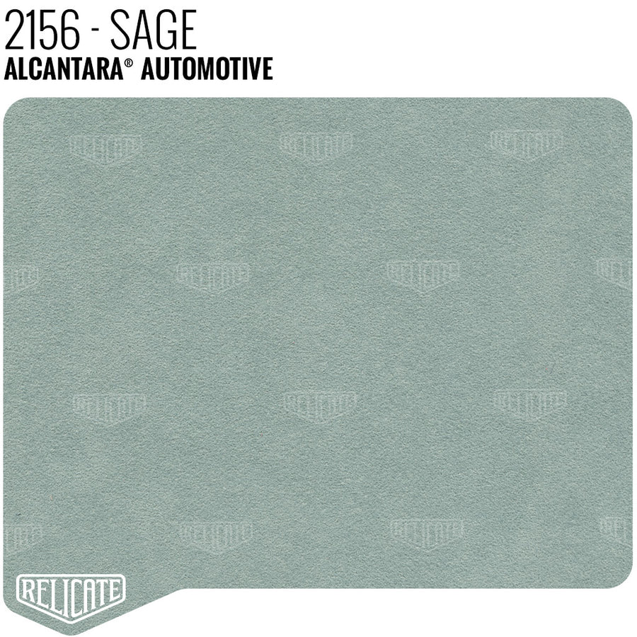 Alcantara Auto Panel - 2156 Sage YARDAGE - Relicate Leather Automotive Interior Upholstery