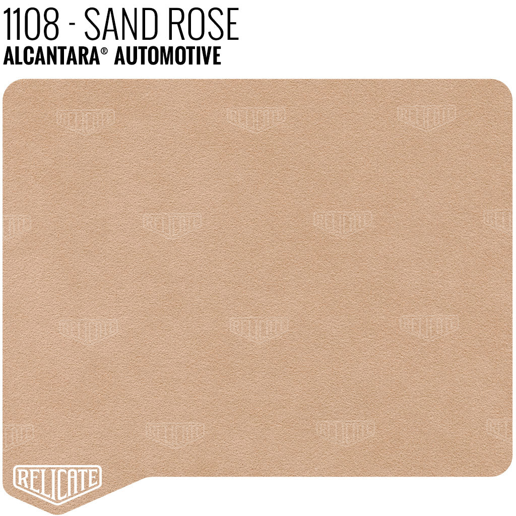 Alcantara Auto Panel - 1108 Sand Rose YARDAGE - Relicate Leather Automotive Interior Upholstery