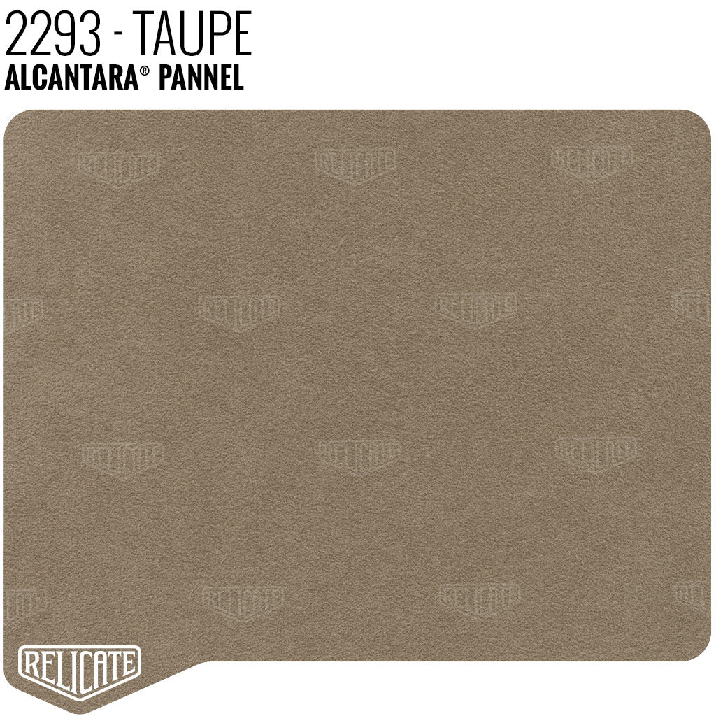 Alcantara Auto Panel - 2293 Taupe YARDAGE - Relicate Leather Automotive Interior Upholstery