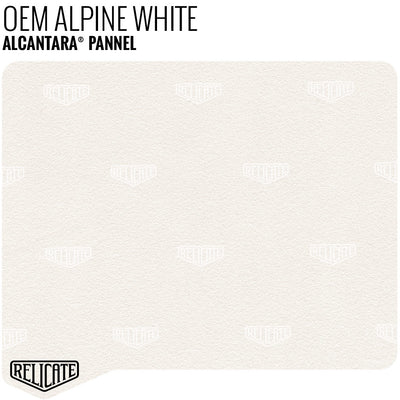 Alcantara Pannel - Alpine White YARDAGE - Relicate Leather Automotive Interior Upholstery