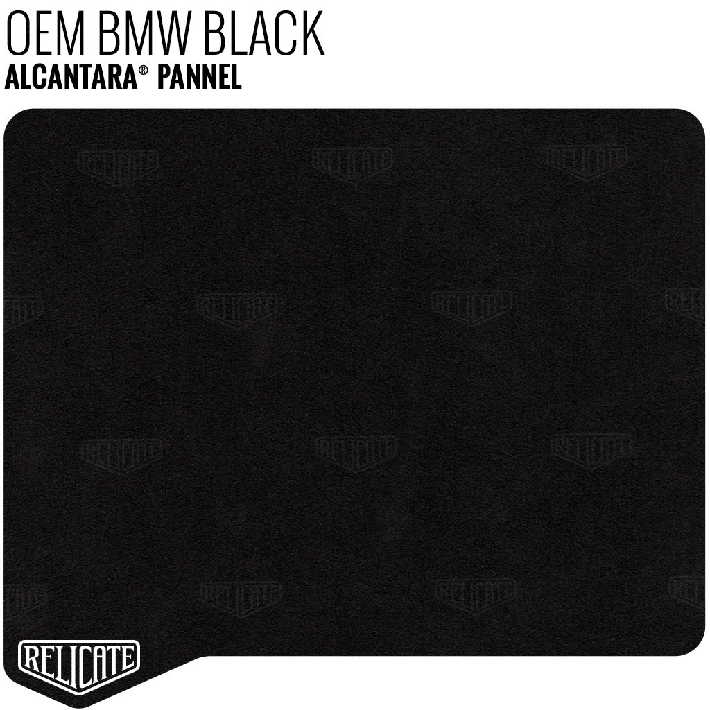 Alcantara Pannel - BMW Black YARDAGE - Relicate Leather Automotive Interior Upholstery