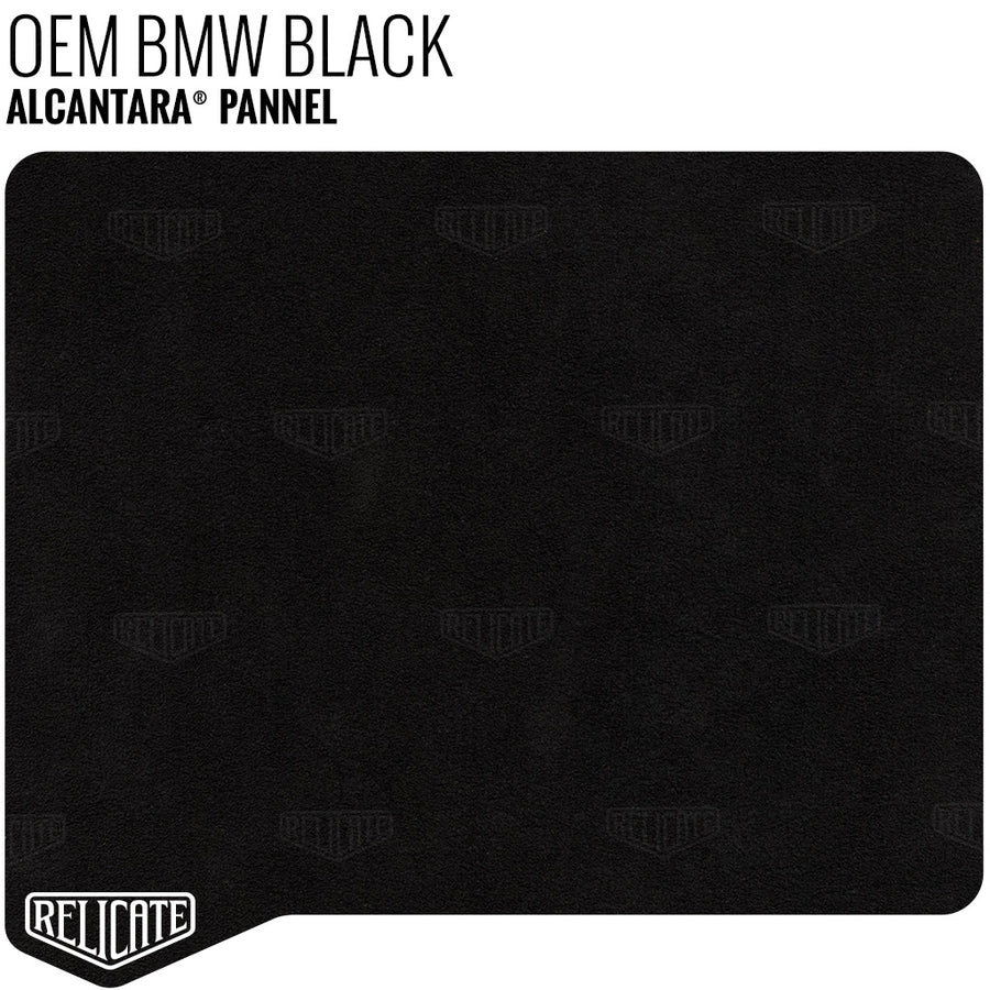 Alcantara Pannel - BMW Black YARDAGE - Relicate Leather Automotive Interior Upholstery