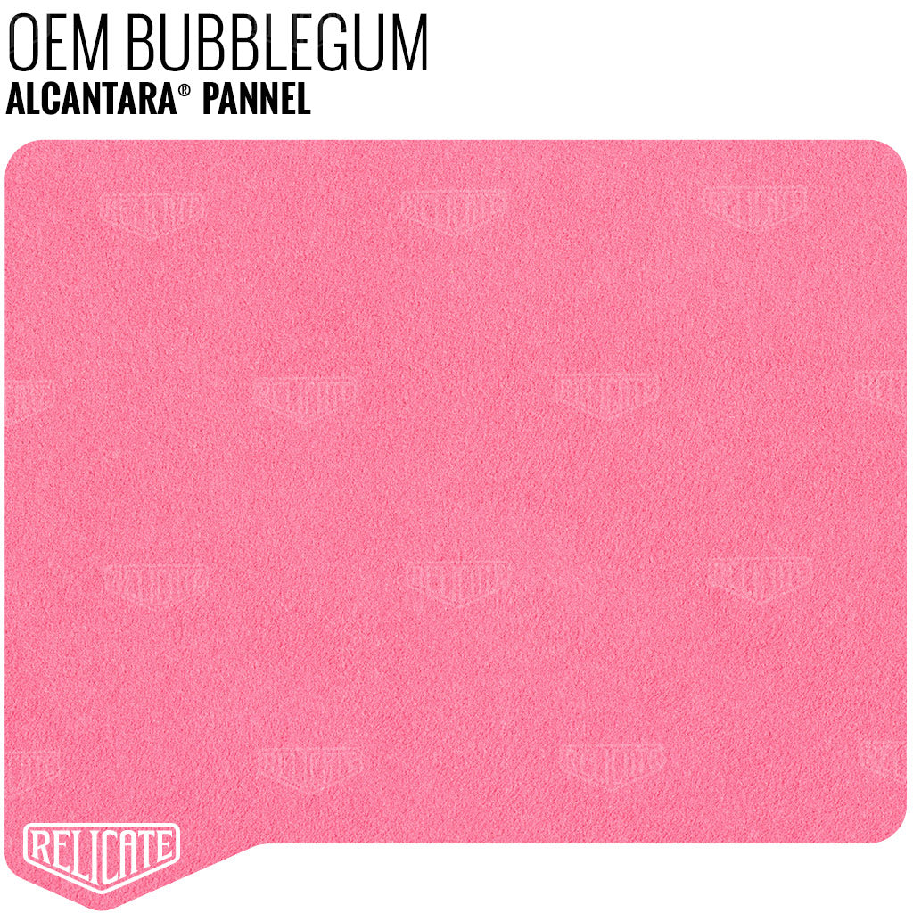 Alcantara Pannel - Bubblegum YARDAGE - Relicate Leather Automotive Interior Upholstery
