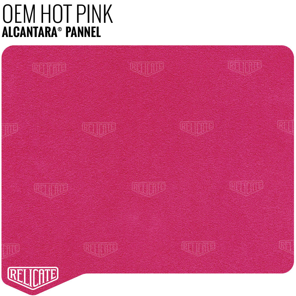 Alcantara Pannel - Hot Pink YARDAGE - Relicate Leather Automotive Interior Upholstery
