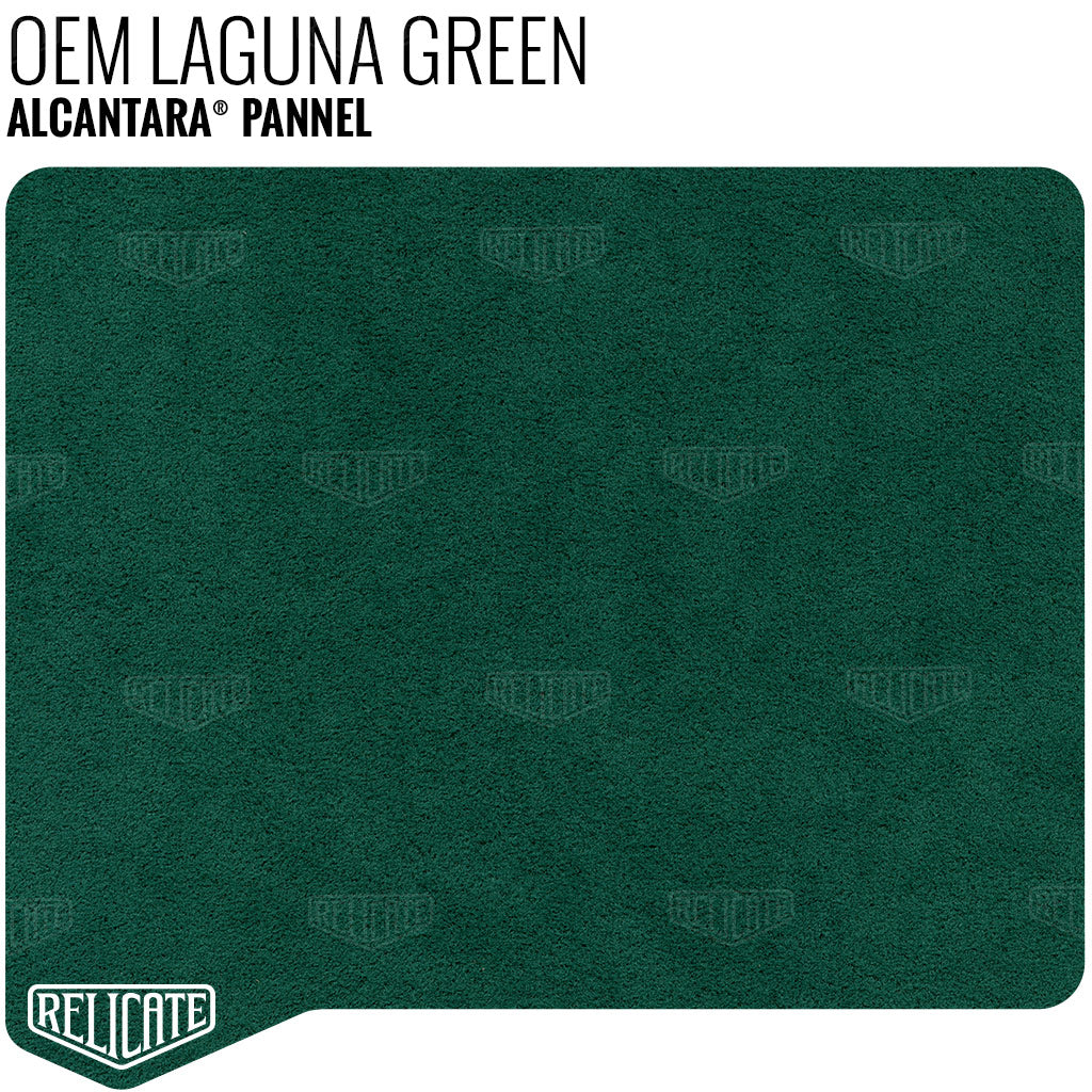 Alcantara Pannel - Laguna Green YARDAGE - Relicate Leather Automotive Interior Upholstery