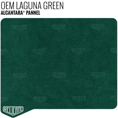 Alcantara Pannel - Laguna Green YARDAGE - Relicate Leather Automotive Interior Upholstery