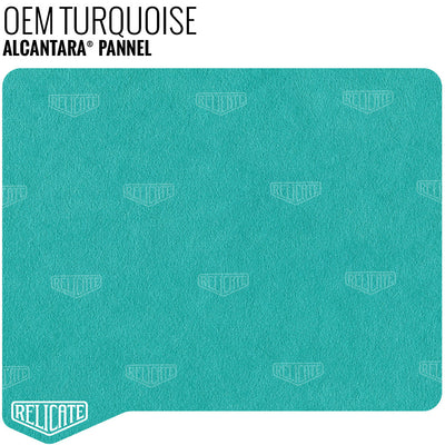 Alcantara Pannel - Turquoise YARDAGE - Relicate Leather Automotive Interior Upholstery