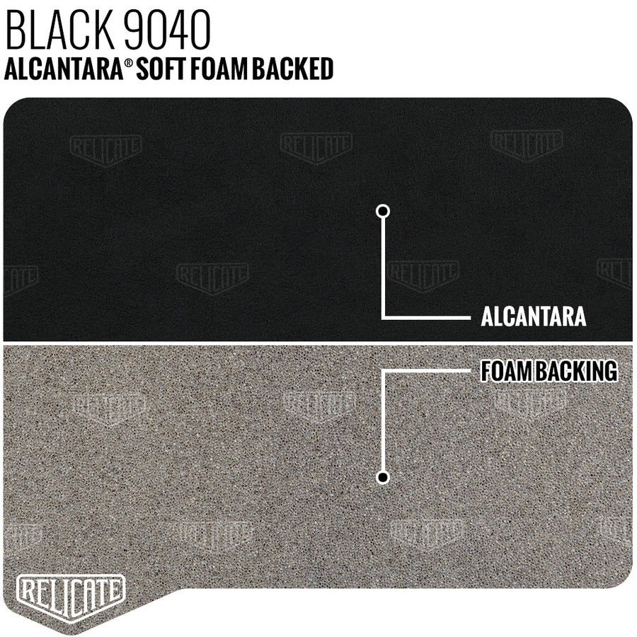 Alcantara imitation material, Dark gray/anthracite, 0,8mm 