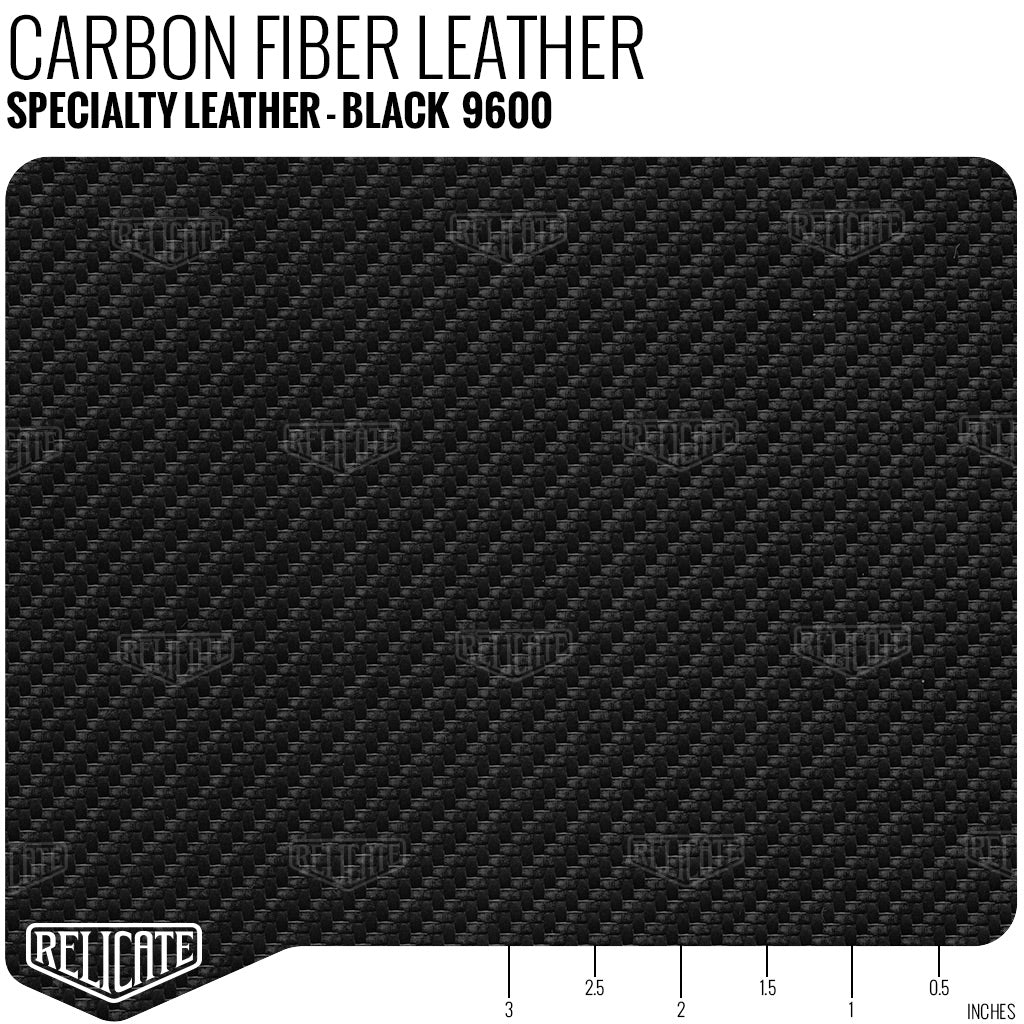 Carbon Fiber Leather - Black Product / Hide - Relicate Leather Automotive Interior Upholstery