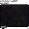 Alcantara Perforated - ColorPERF Black/Blue Half Yard - Relicate Leather Automotive Interior Upholstery