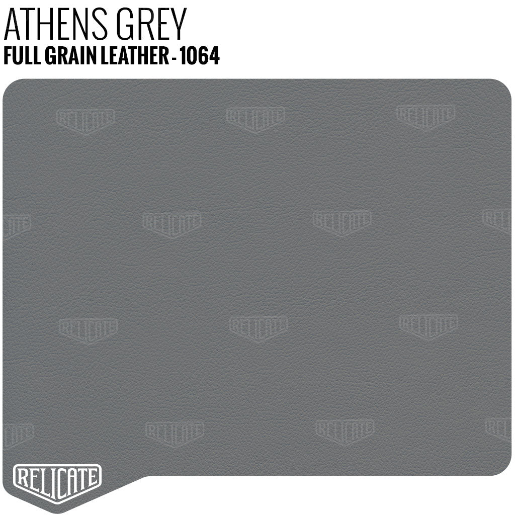 Athens Grey - 1064 Full Hide - Relicate Leather Automotive Interior Upholstery