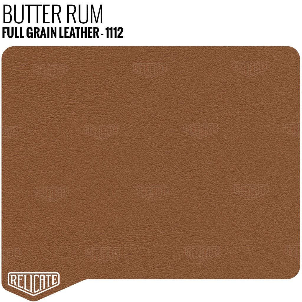 Butter Rum - 1112 Full Hide - Relicate Leather Automotive Interior Upholstery