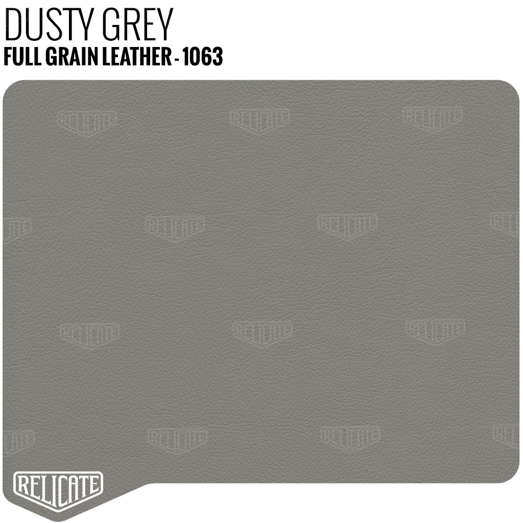 Dusty Grey - 1063 Full Hide - Relicate Leather Automotive Interior Upholstery