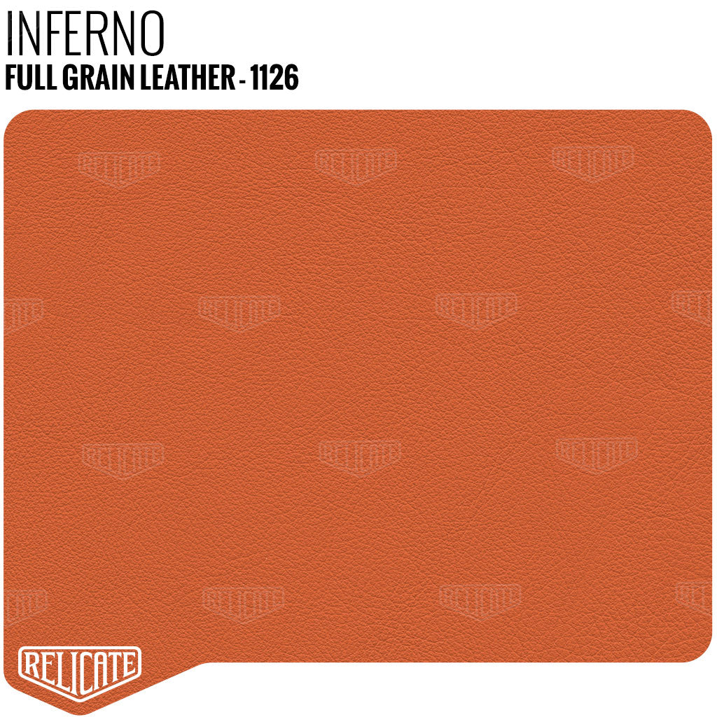 Inferno - 1126 Full Hide - Relicate Leather Automotive Interior Upholstery
