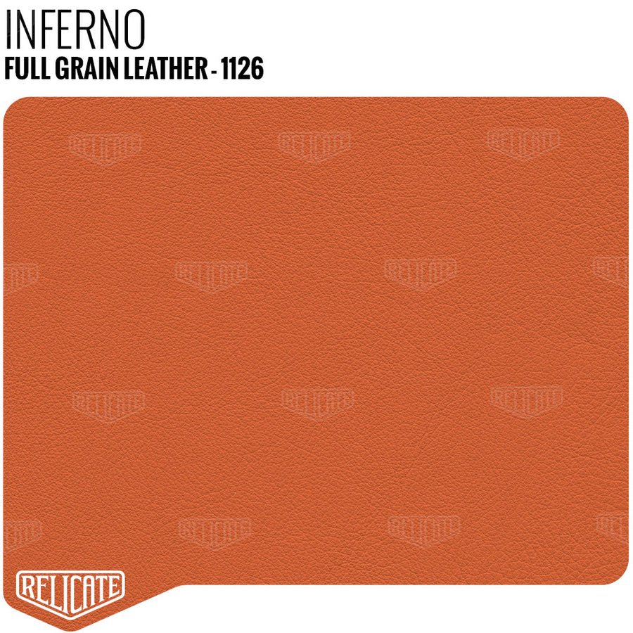 Inferno - 1126 Product / Full Hide - Relicate Leather Automotive Interior Upholstery