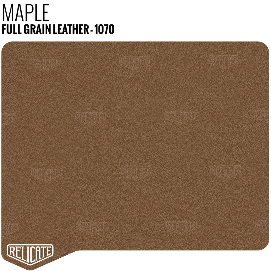 Maple - 1070 Product / Full Hide - Relicate Leather Automotive Interior Upholstery