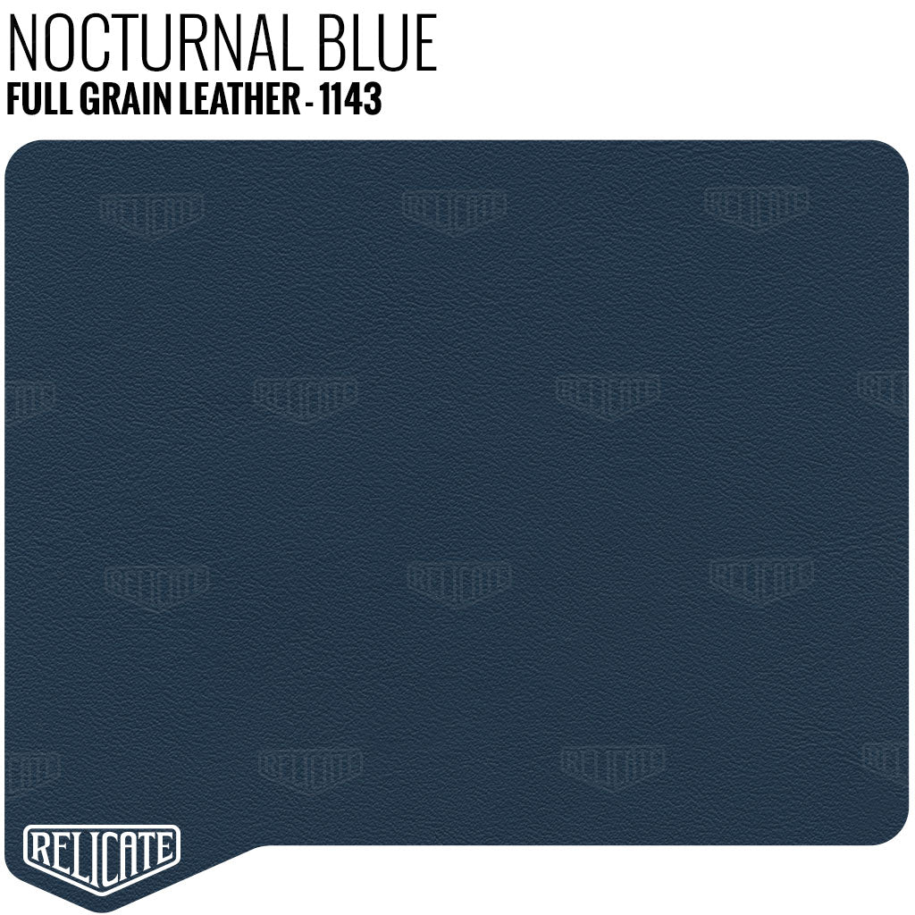 Nocturnal Blue - 1143 Full Hide - Relicate Leather Automotive Interior Upholstery