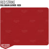Red Strike - 1026 Product / 1/4 Hide - Relicate Leather Automotive Interior Upholstery