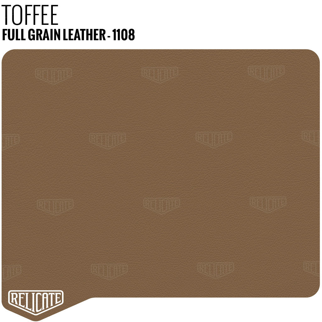 Toffee - 1108 Full Hide - Relicate Leather Automotive Interior Upholstery