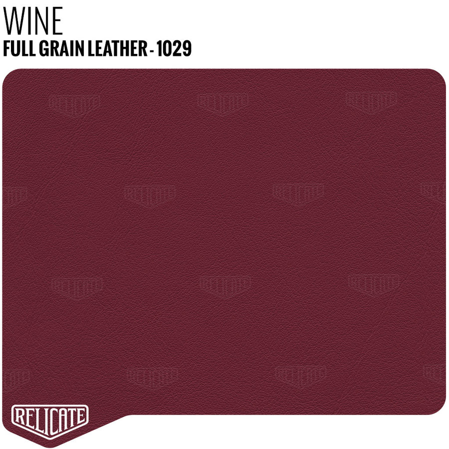 Wine - 1029 Product / Full Hide - Relicate Leather Automotive Interior Upholstery