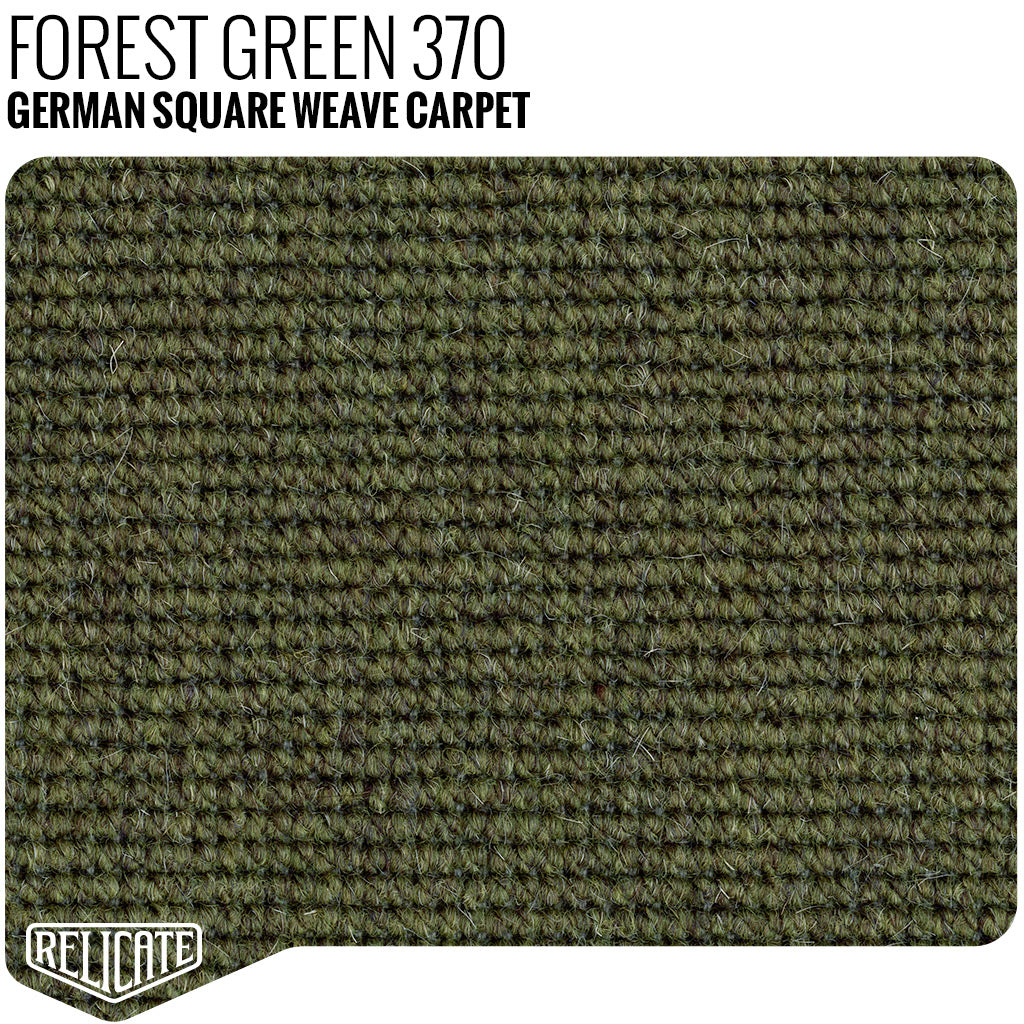 German Square Weave Carpet Remnants - Relicate Leather Automotive Interior Upholstery