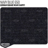 German Square Weave Carpet - Navy Blue 650 Yardage - Relicate Leather Automotive Interior Upholstery