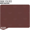 BMW® Fox Red Leather Sample - Relicate Leather Automotive Interior Upholstery