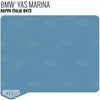 BMW Yas Marina Blue Leather Sample - Relicate Leather Automotive Interior Upholstery