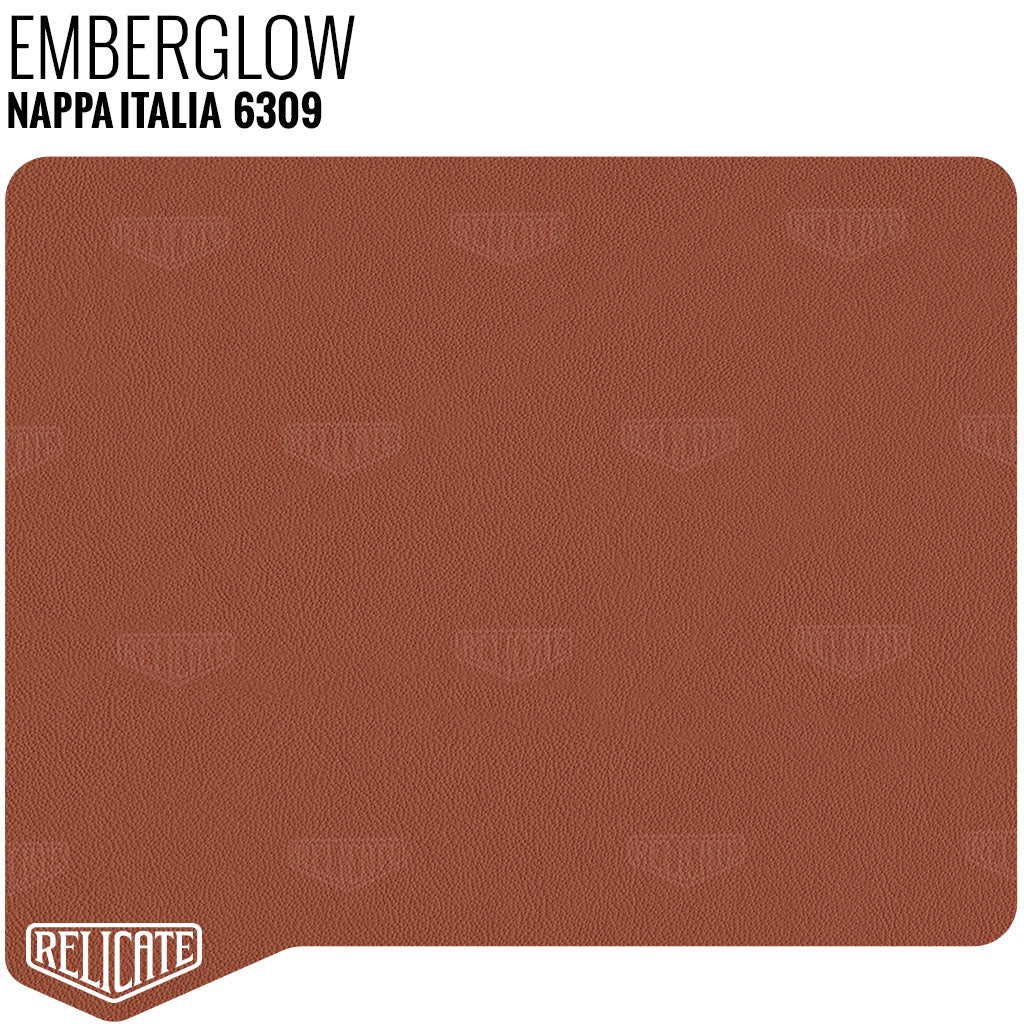Nappa Italia Leather - Emberglow - 6309 Full Hide - Relicate Leather Automotive Interior Upholstery
