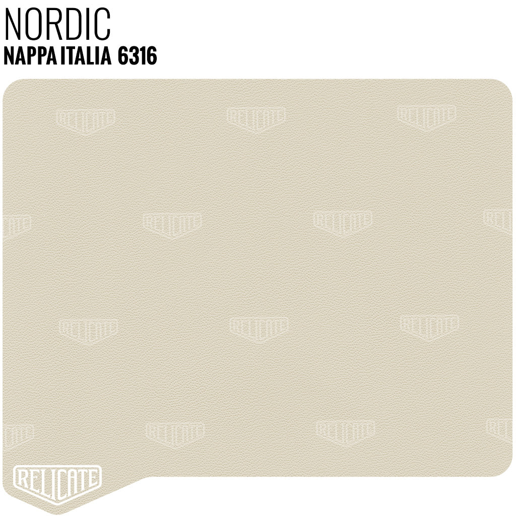 Nappa Italia Leather - Nordic - 6316 Full Hide - Relicate Leather Automotive Interior Upholstery
