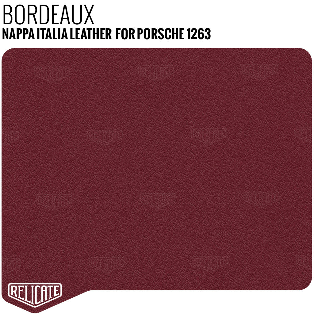 Nappa Italia Leather for Porsche - Bordeaux 1263