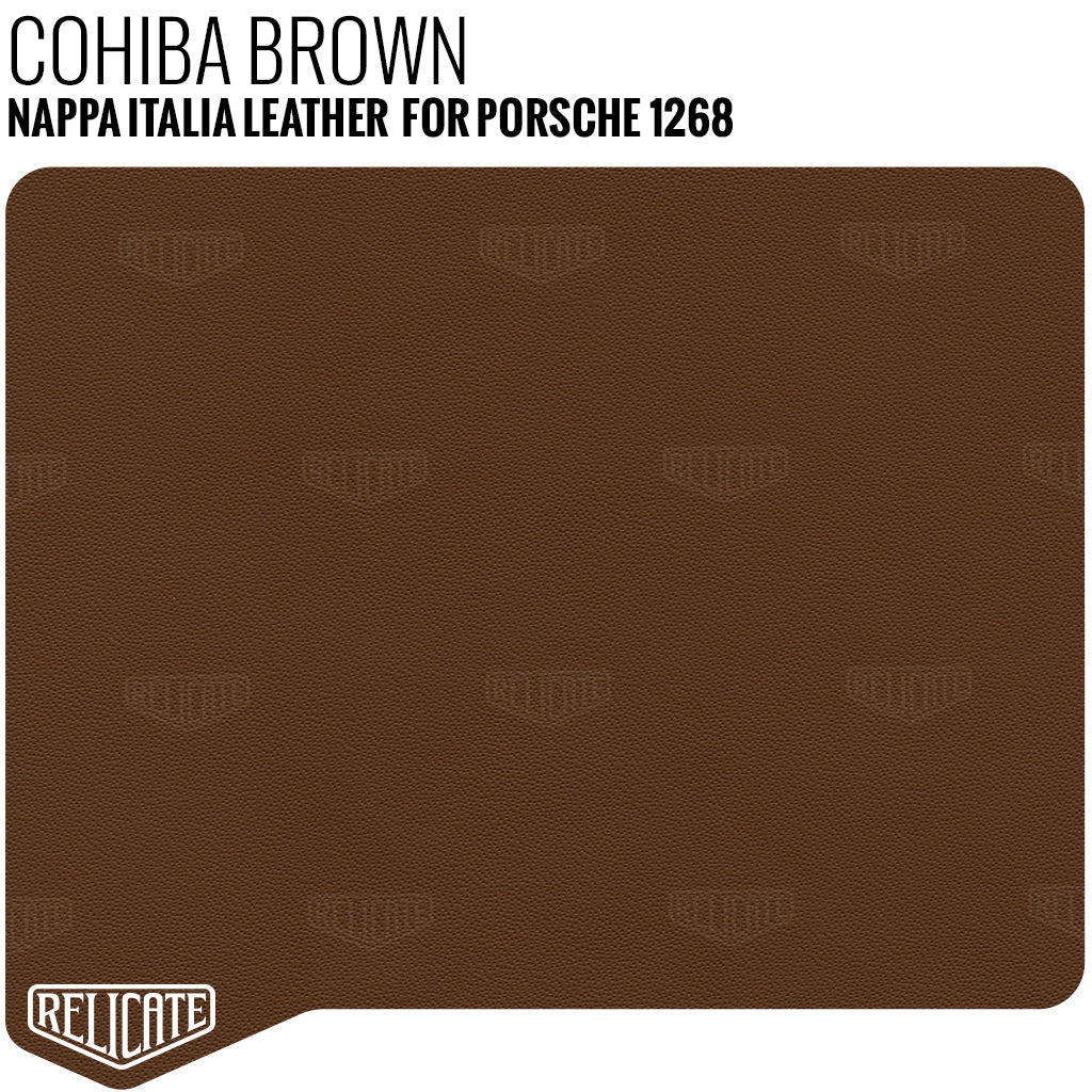 Nappa Italia Leather for Porsche - Cohiba Brown 1268