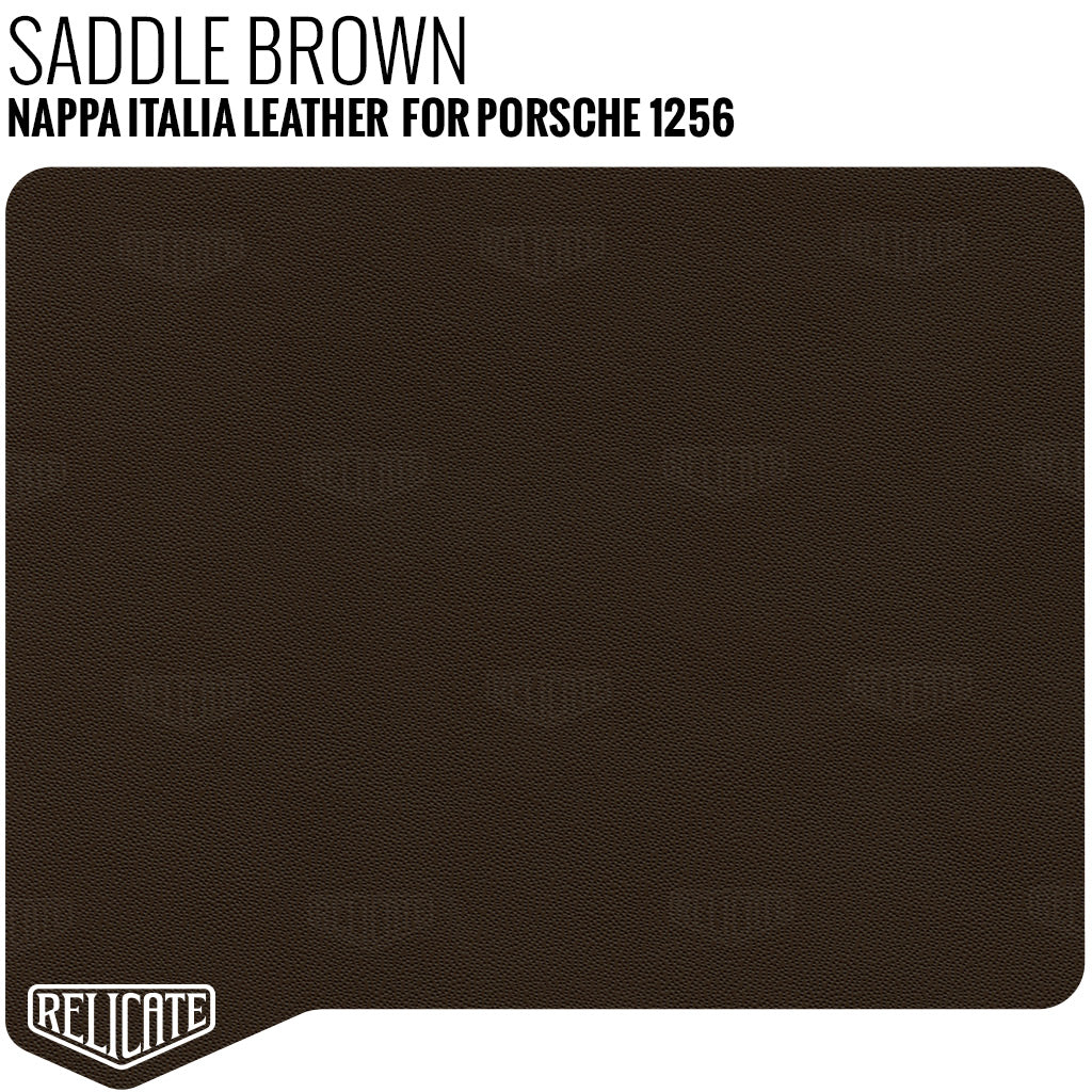 Nappa Italia Leather for Porsche - Saddle Brown 1256