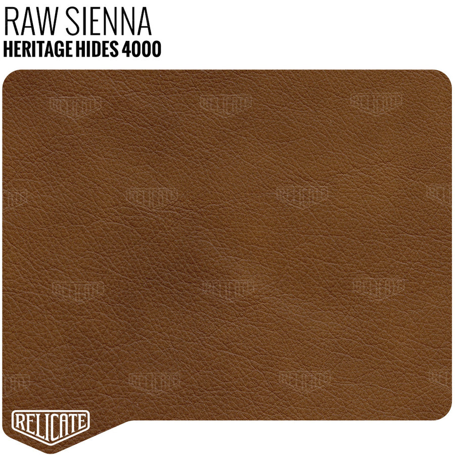 Heritage Hides - Raw Sienna Product / Full Hide - Relicate Leather Automotive Interior Upholstery